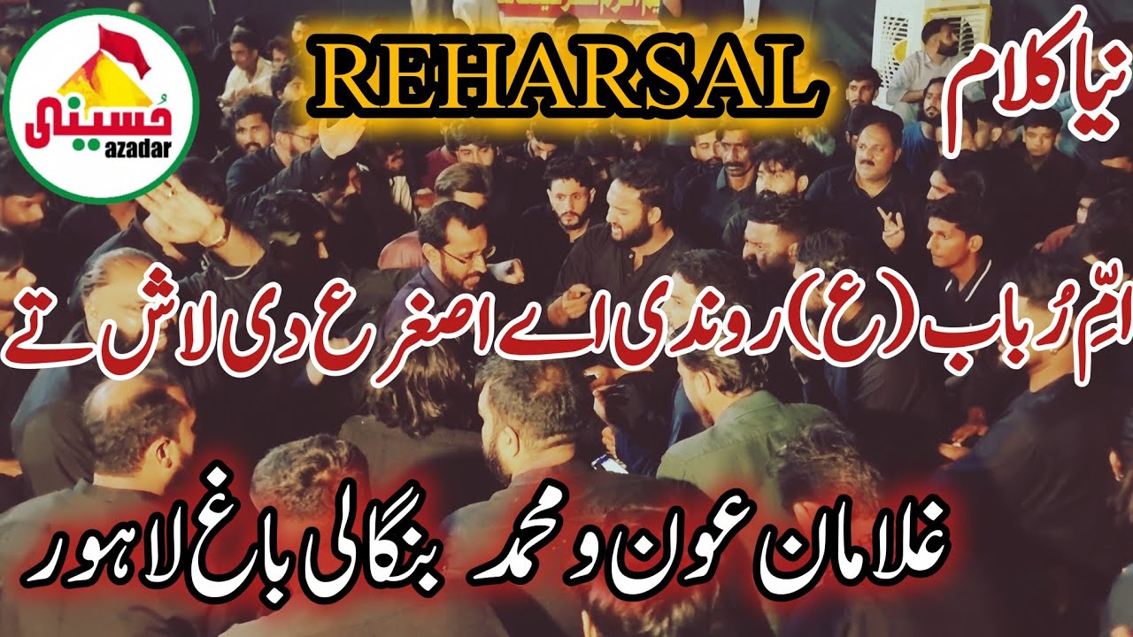 Umme Rubab a.s Rondi Ay Asghar a.s Di Lash Ty | 10 Safar Dinga Gujrat | Bangali Bagh Lahore