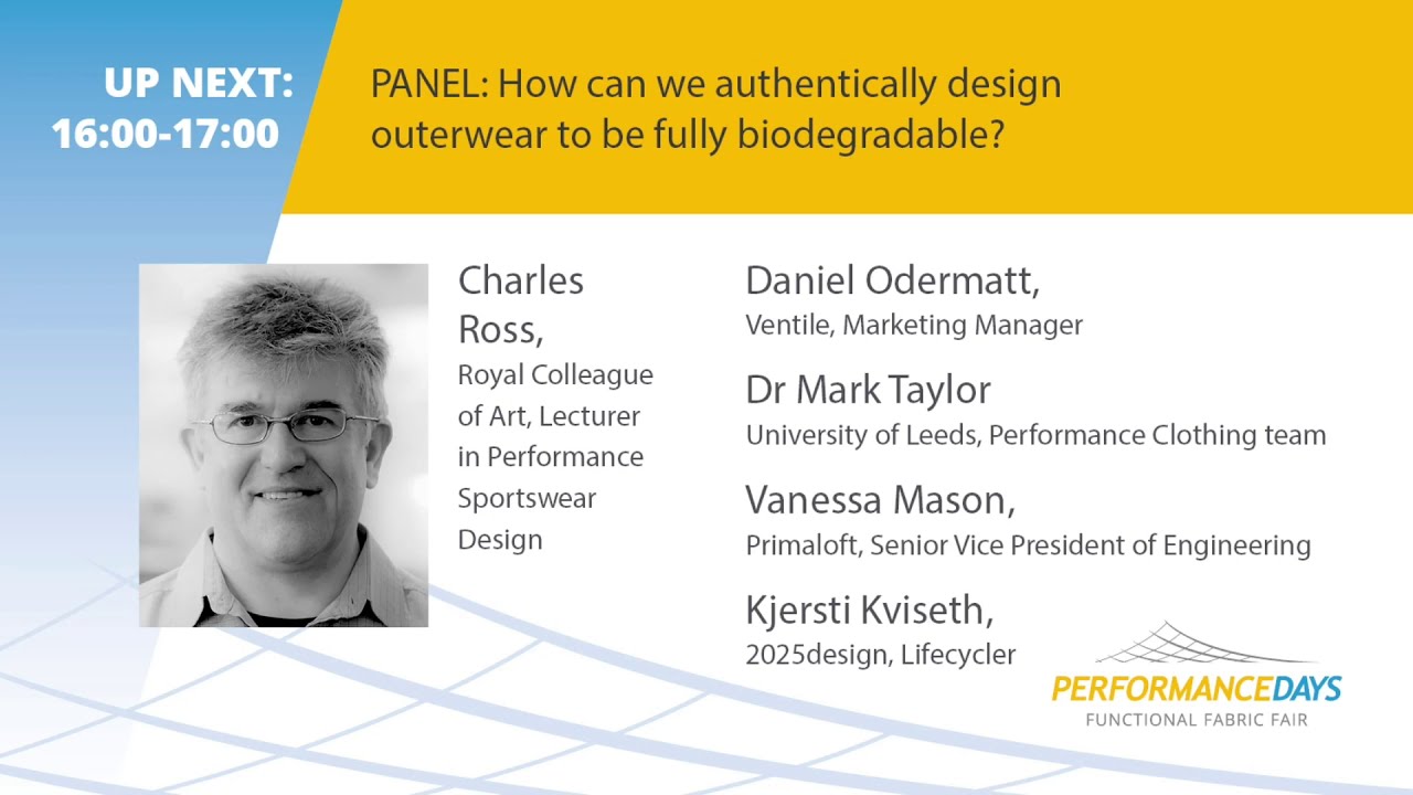 How can we authentically design outerwear to be fully biodegradable? Panel
