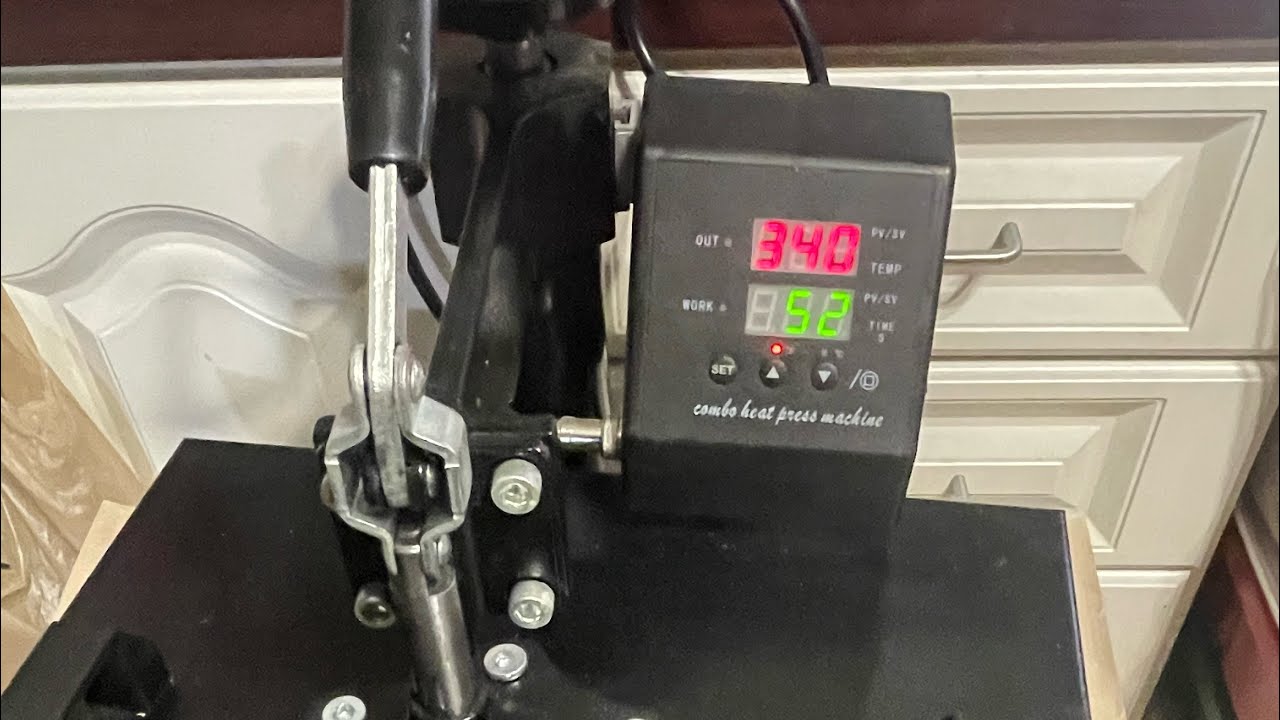 How to set the temperature and timer on a heat press- Viewer requested
