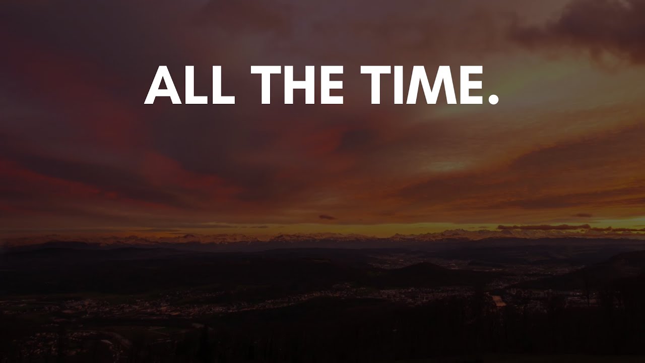 All the time (Don't give up) ~ Sthe