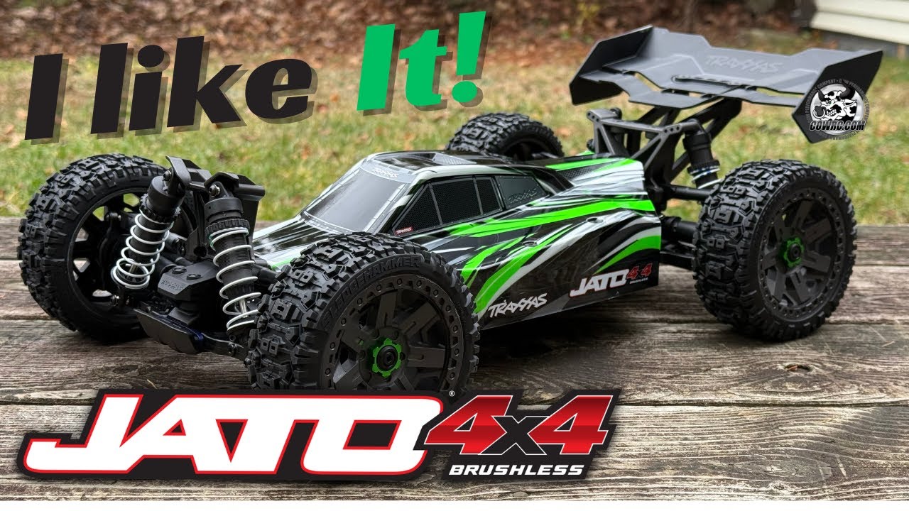 Распаковка Traxxas Jato 4x4, первые впечатления и первый запуск