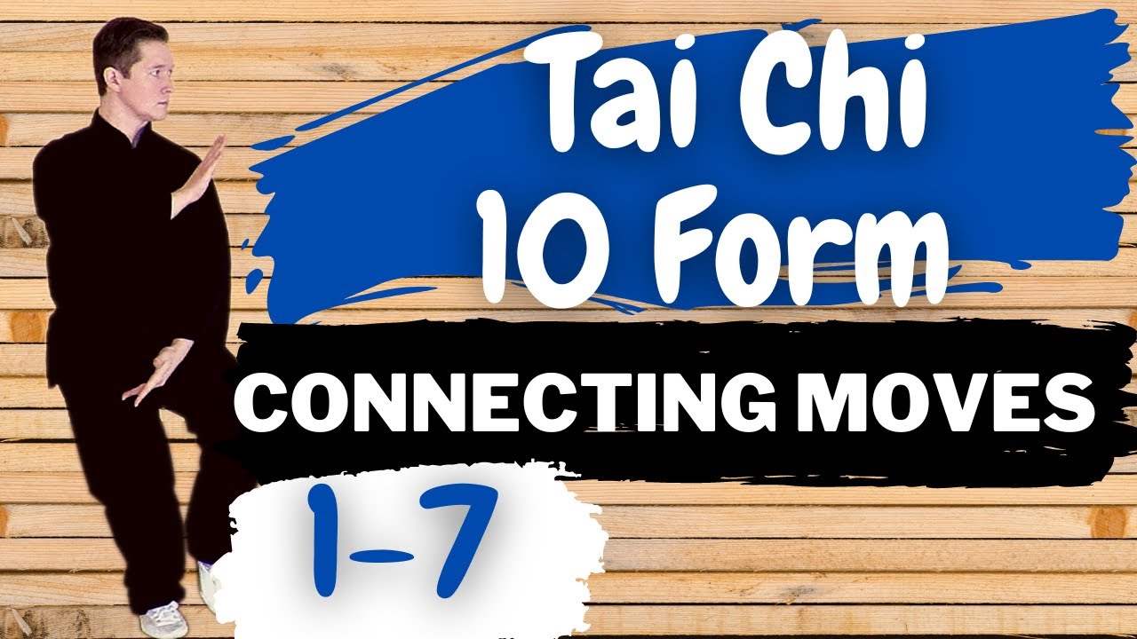 (14) Step by Step for Beginners: Connecting Moves 1-7 | Yang Tai Chi 10 Form (Follow along)