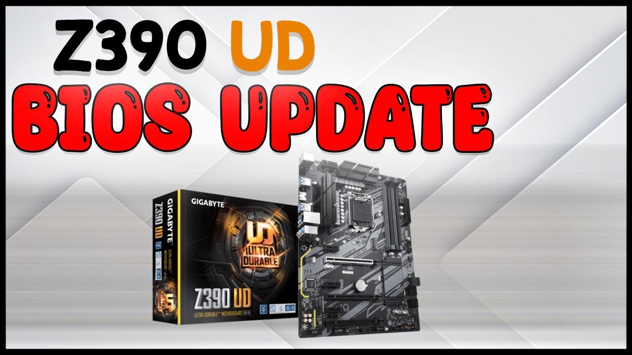 GIGABYTE Z390 UD BIOS UPDATE (How to Update Bios)