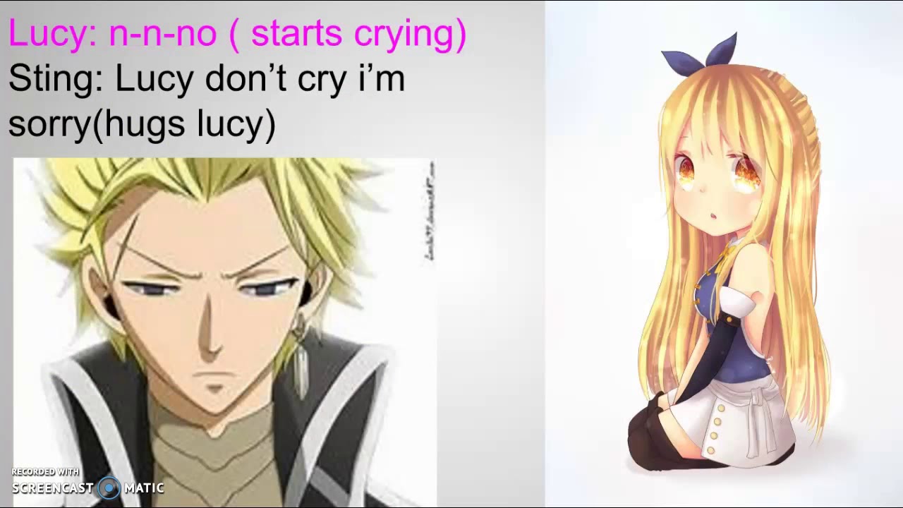 stinglu/part 5/Lucy and natsu fight in sabertooth