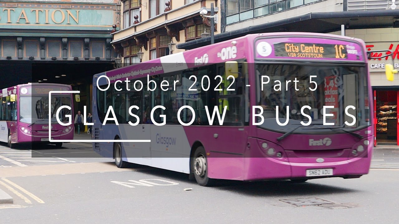 Buses in Glasgow October 2022 Part 5 - First Buses, McGills