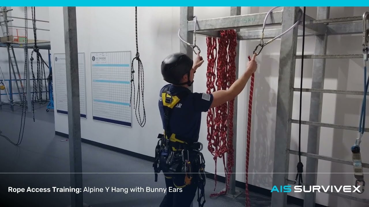 Rope Access Training: How To Complete A Bunny Ears Y Hang