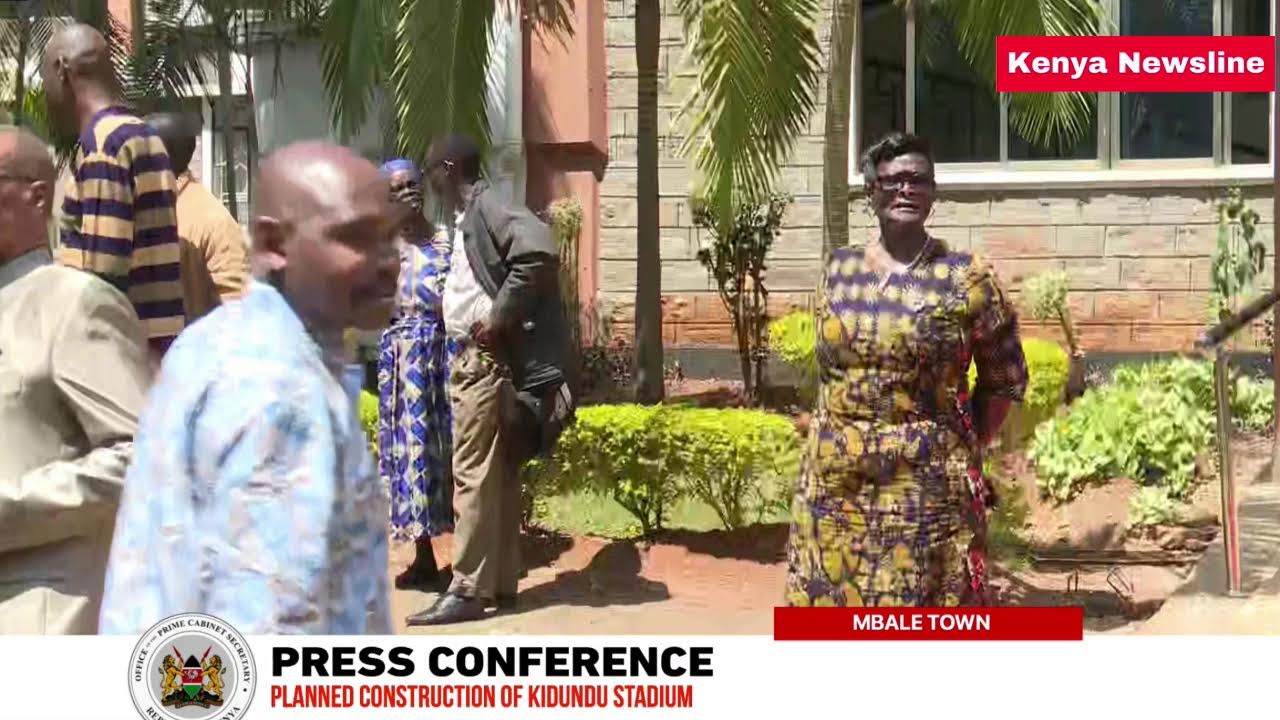 Live: Prime CS Mudavadi Press Conference on the planned Construction of Kidundu Stadium, Mbale Town
