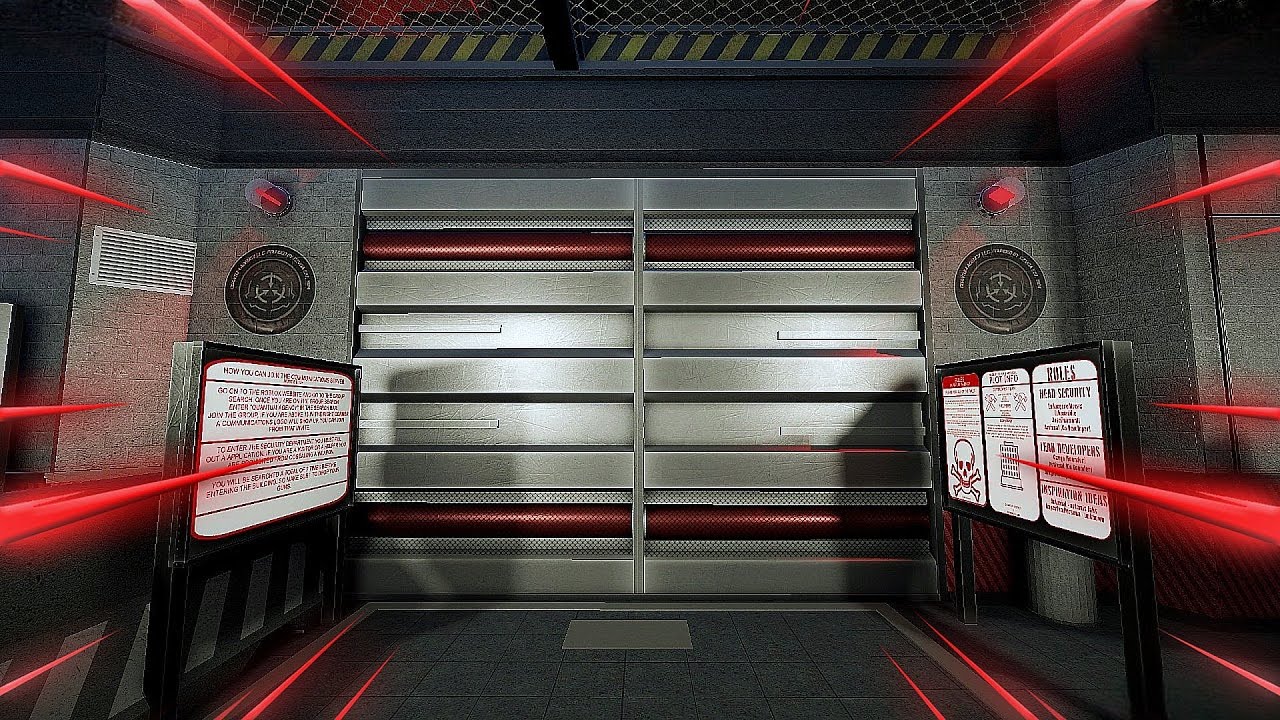 Advanced Blast Door Showcase With Light Indicator | Roblox