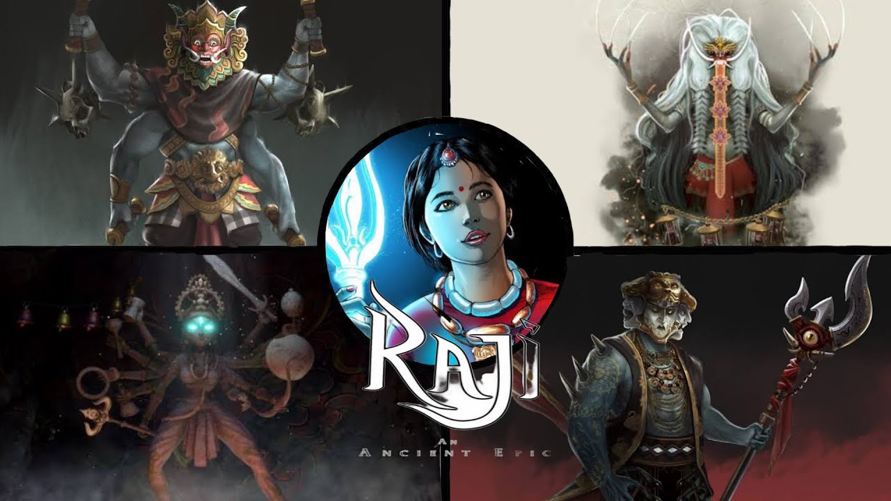 Raji: An Ancient Epic | All Bosses + Ending Scene.
