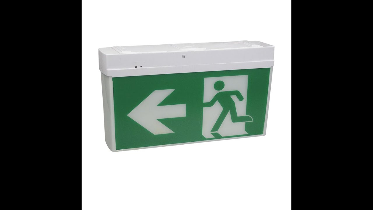 SAA Listed Australia Green Running Man LED Emergency Exit Sign