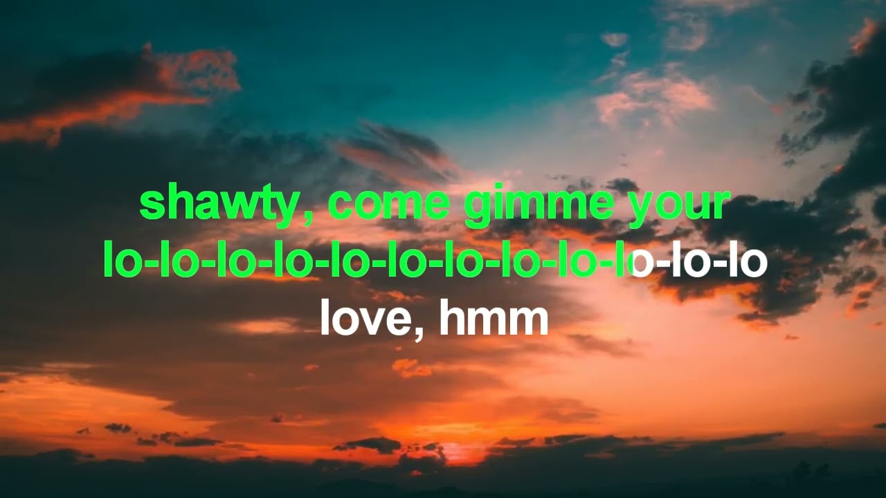 Rema - Calm Down (Karaoke video) assisted chorus