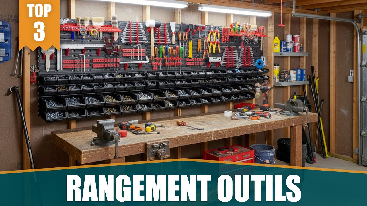 MEILLEURS SYST&Egrave;MES DE RANGEMENT MURAL POUR OUTILS DE GARAGE & ATELIER &ndash; TOP 3 COMPARATIF