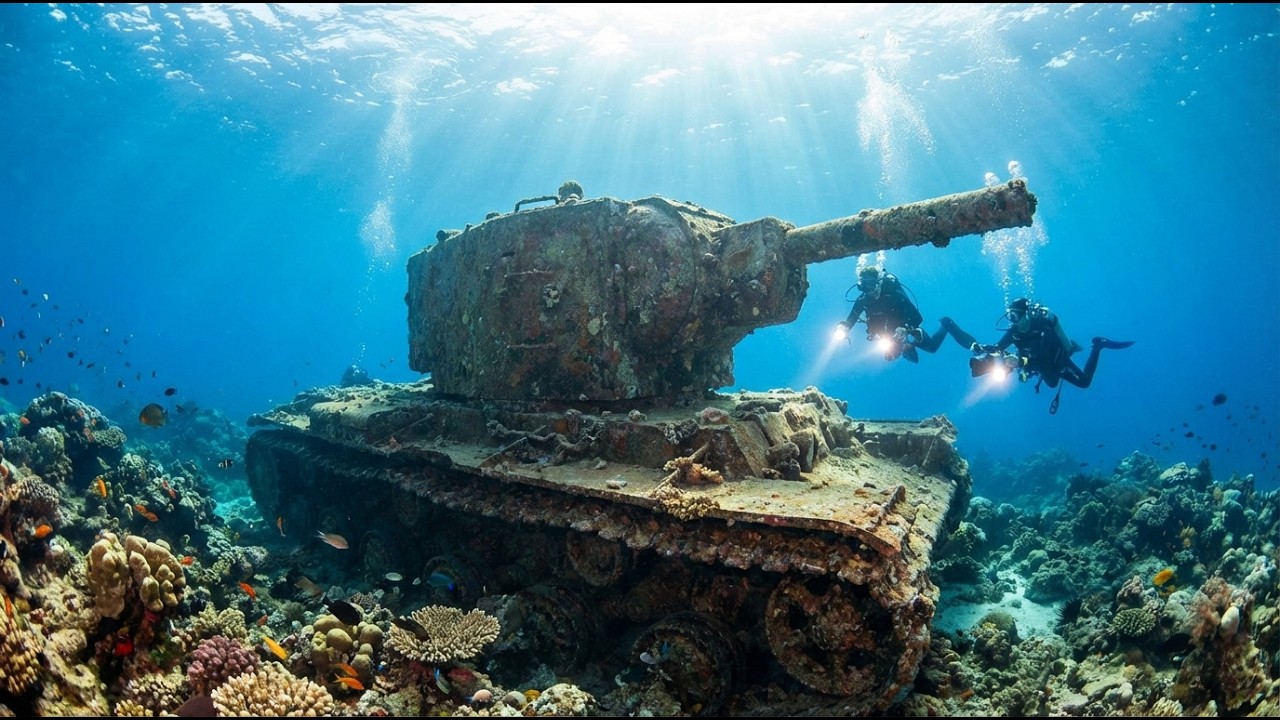 Unbelievable Discovery: Raising a Giant KV-2 Tank from the Ocean and Restoring It to Glory