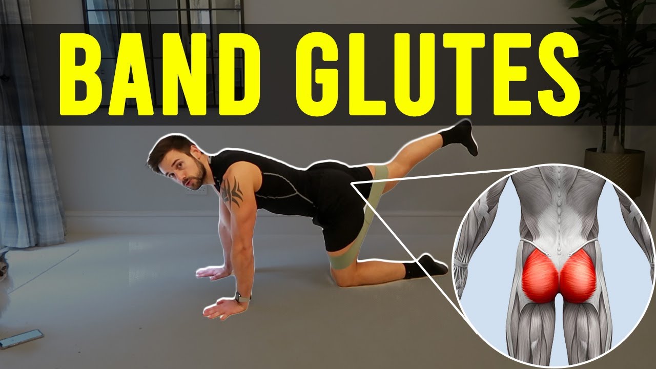RESISTANCE BAND GLUTE WORKOUT! Build Your Glutes! Follow Along 12 Minutes...