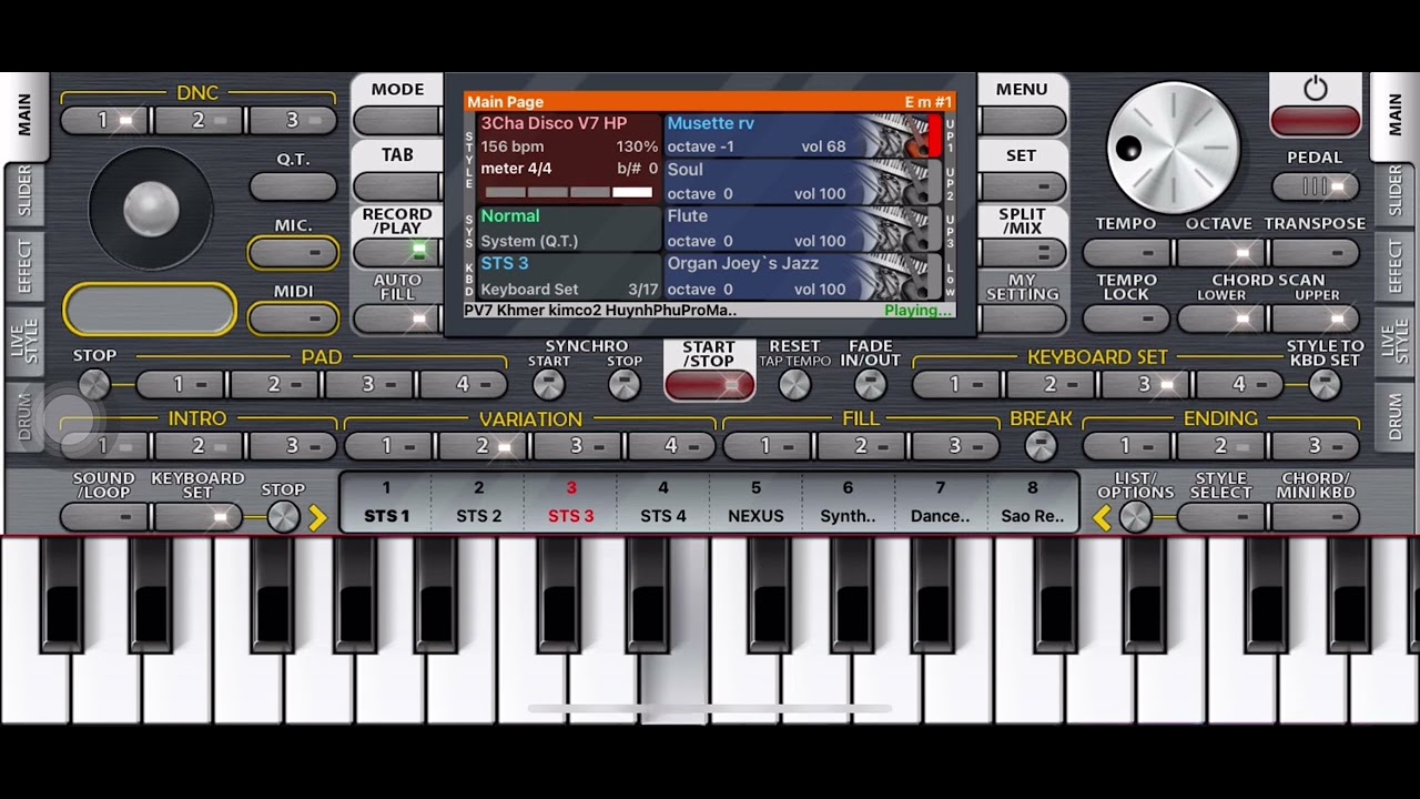 ឆ្នាំមុន disco 💃🏻 cover organ mobile 🎹🎼🎧