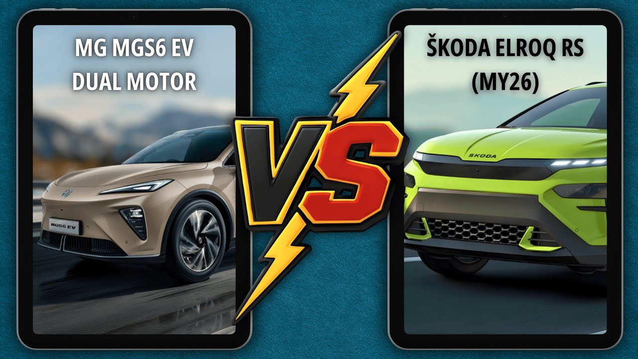 MG MGS6 EV Dual Motor vs Skoda Elroq RS (MY26) | Which EV Wins? ⚡️