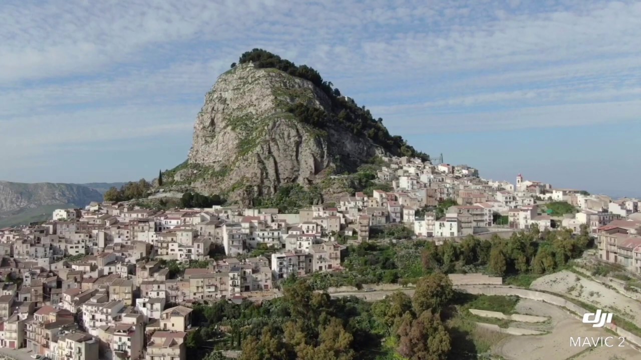 Sutera, Sicily by drone