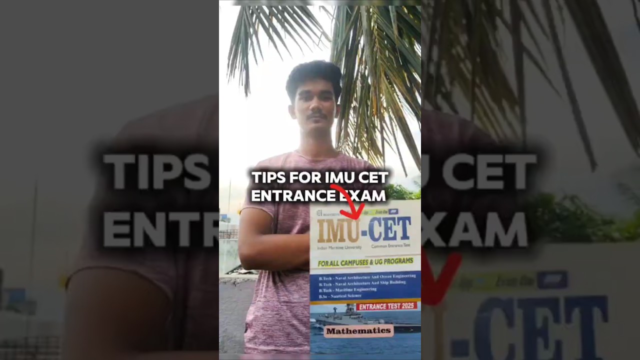 tips for IMU cet entrance exam #imucet#imucetpreparation #tamil #vlog #shortvideos