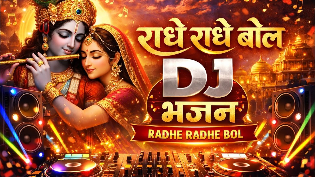 राधे राधे बोल | DJ Bhajan | धूम मचाने वाला राधा-कृष्णा स्पेशल रीमिक्स भजन