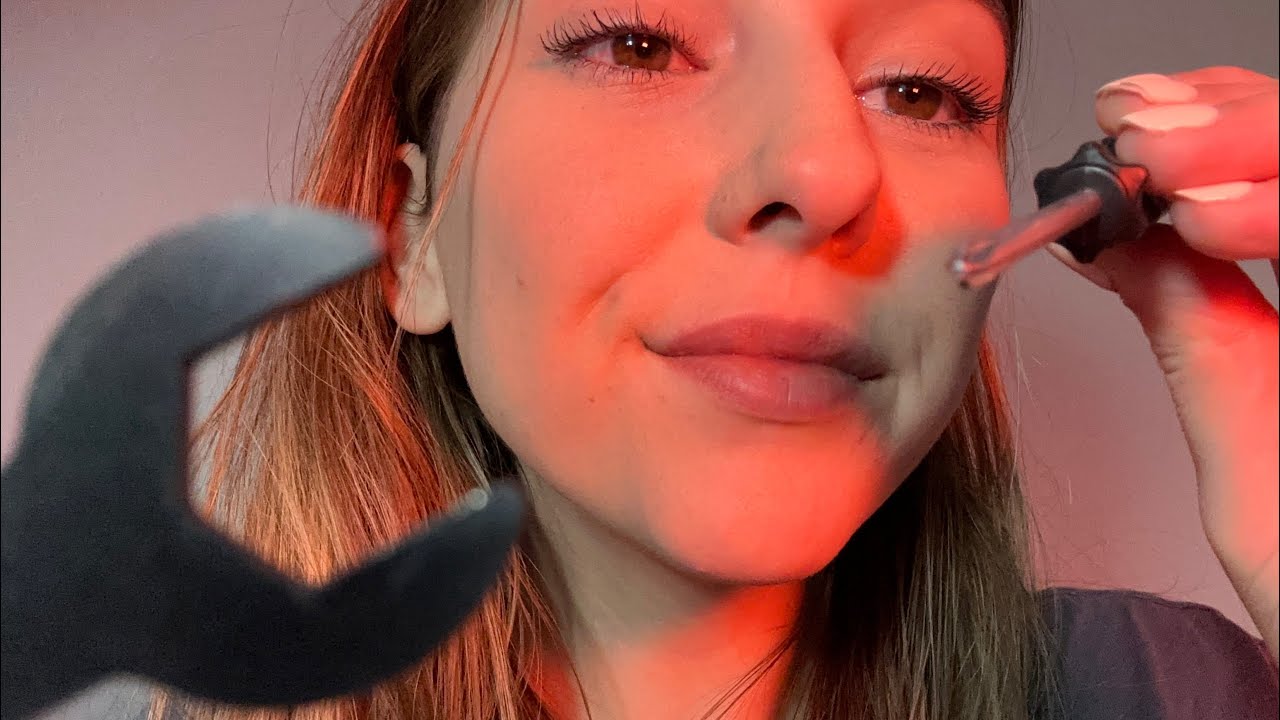 ASMR Fixing you 🛠️ (screen touching, lights, good stuff)