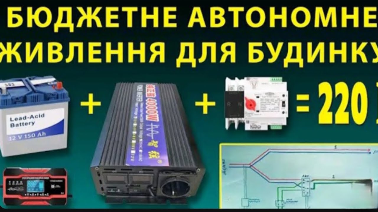 Найдешевше рішення автономного живлення будинку/квартири! До 7 годин зі світом. #блекаут 