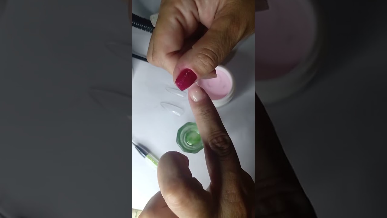 POSTIÇA DE ACRÍLICO passo a passo
