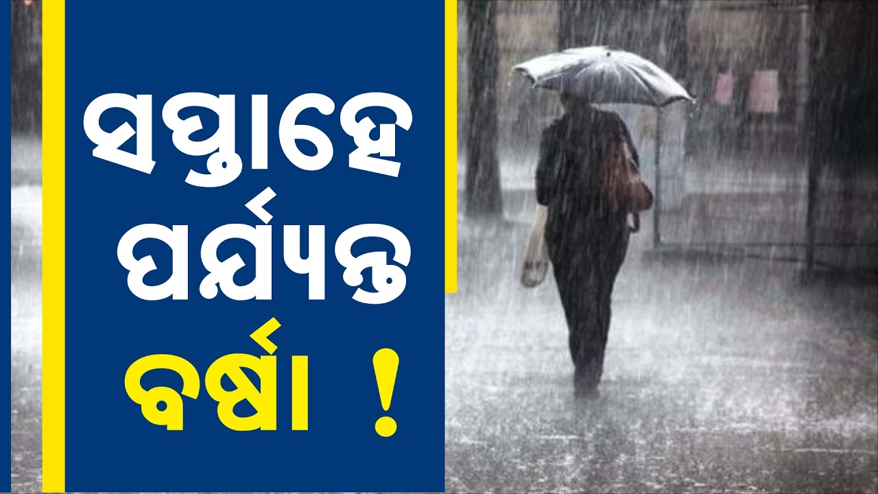 Reporter Live: Weather Update! IMD Warns of Continuous Rainfall in Odisha for 7 Days