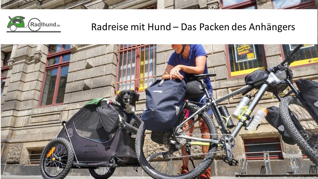 Radreise mit Hund - wie ich den Hundeanhänger modifiziere
