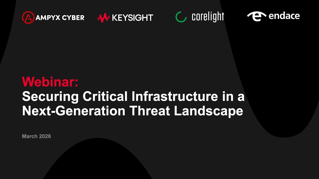 Webinar: Securing Critical Infrastructure in a Next-Generation Threat Landscape