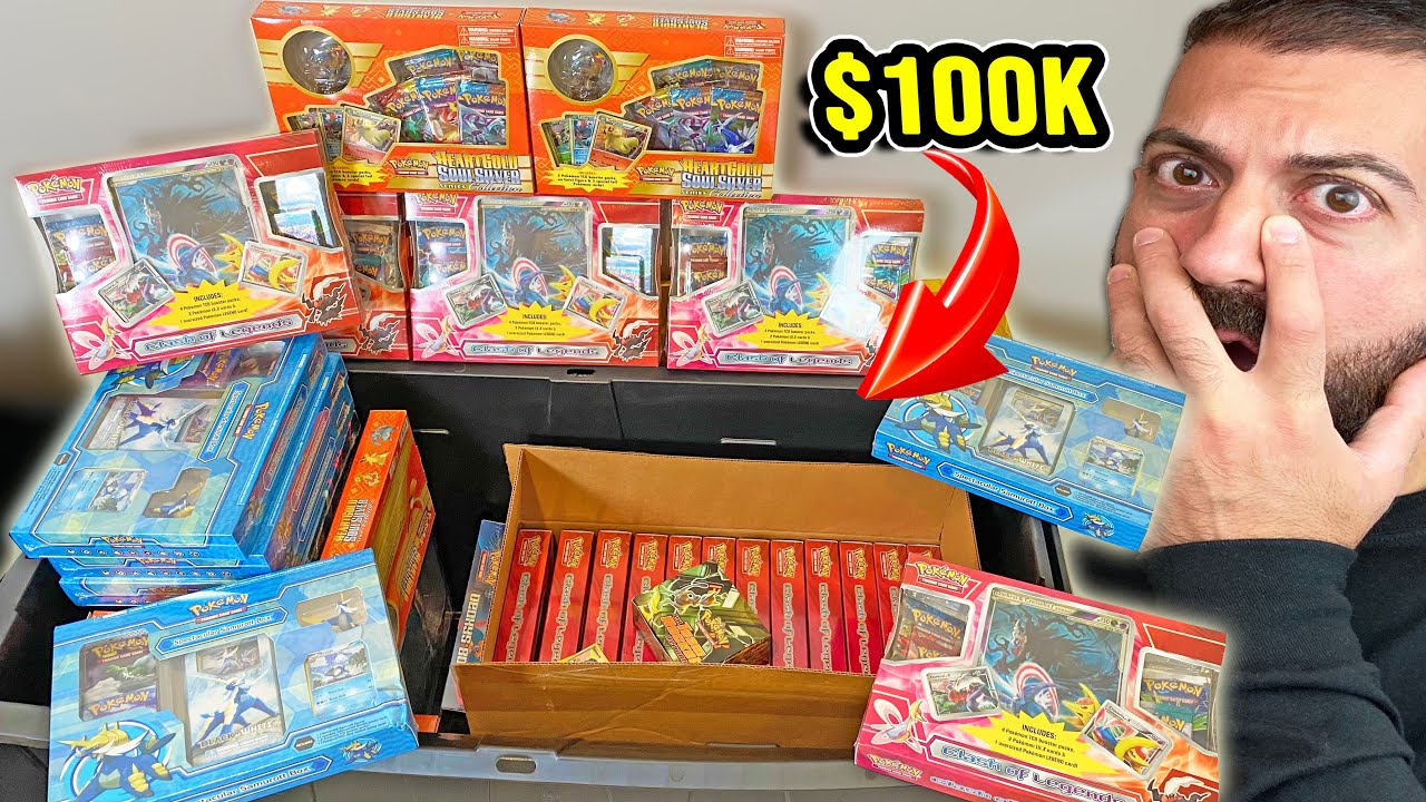 Opening My FORGOTTEN $100,000 Pokemon Cards Collection
