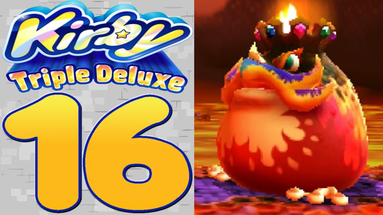 Kirby Triple Deluxe [Part 16] Boiling Hot Pyribbit Battle!
