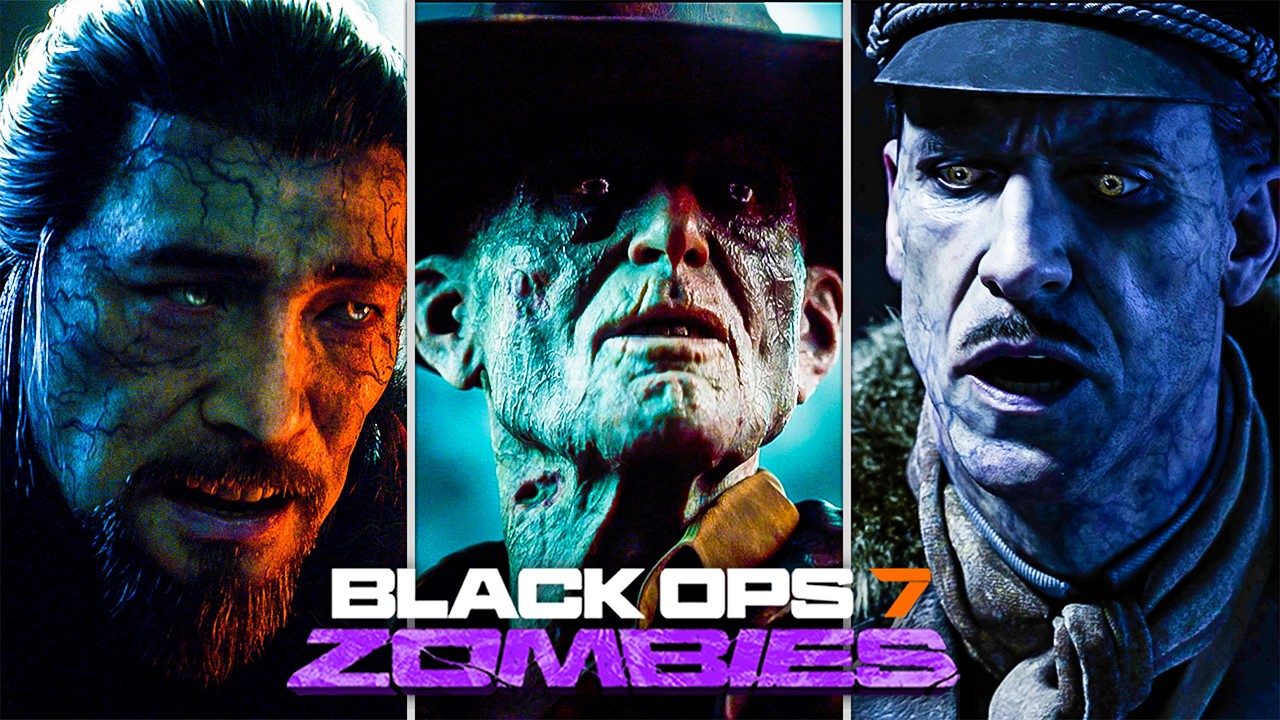 BLACK OPS 7 ZOMBIES: ВСЕ КАТ-СЦЕНЫ И КОНЦОВКИ ПАСХАЛОК (ПОЛНЫЙ ФИЛЬМ)