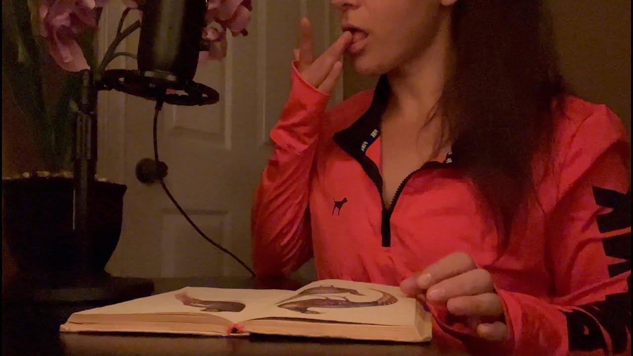 ASMR Slow Pace Page Turning 📔 w/ Finger Licking 😴😴😴 ( REQUESTED )