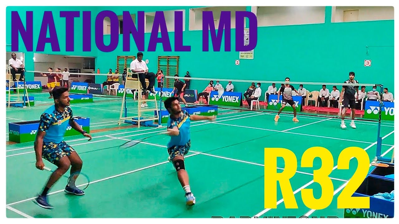 NANDHU KIDAMBI/GOUSE SHAIK VS EDWINJOY/GIREESH NAYUDU:BAI SERIES SENIOR BADMINTON TOURNAMENT 2021