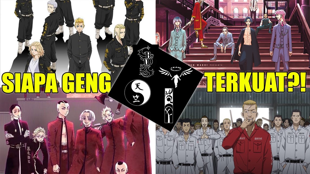 Semua Lambang Geng & Anggota Pada Anime Tokyo Revengers..!! | Inilah Daftar Semua Gengnya..!!