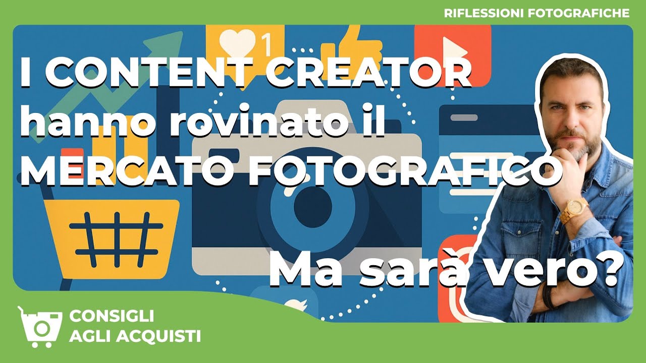 I CONTENT CREATOR HANNO ROVINATO IL MERCATO FOTOGRAFICO. MA SARA' VERO?