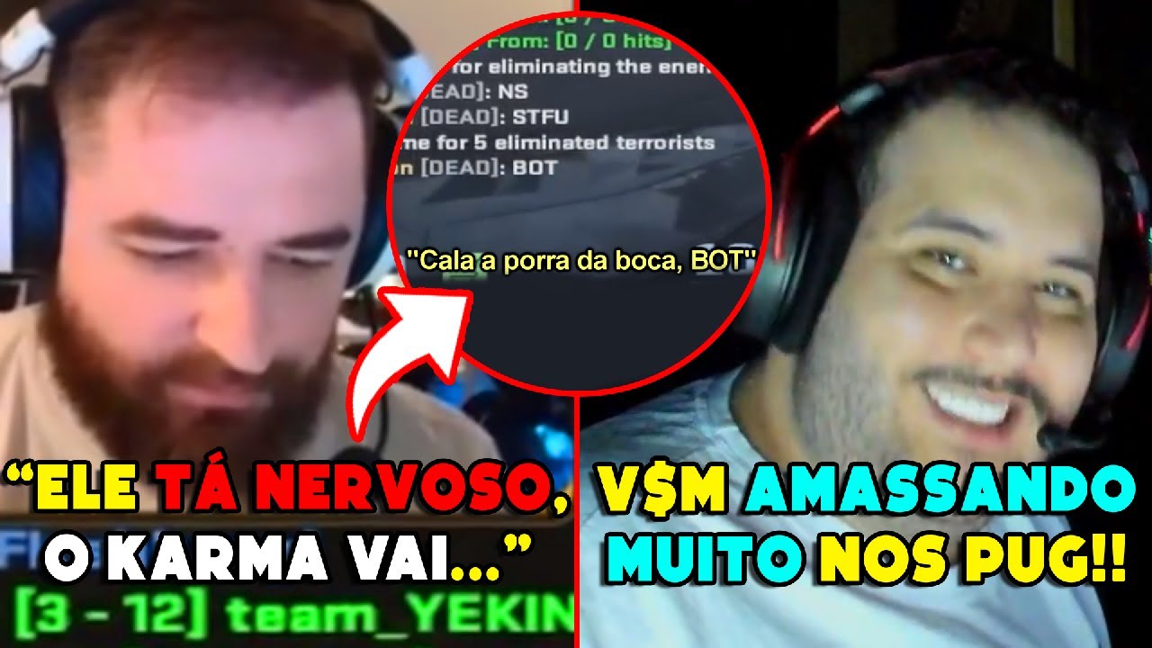 [legendado] 📢 FALLEN &Eacute; XINGADO NA PARTIDA & HUMILHA O CARA: 
