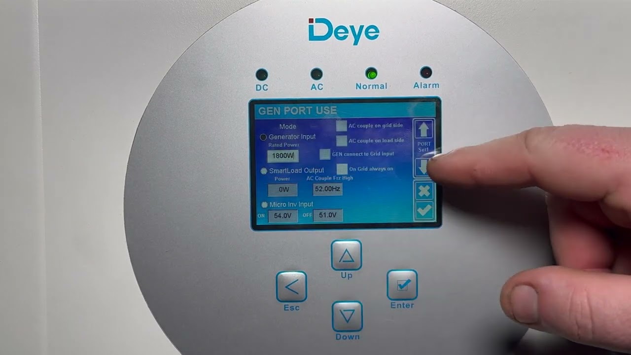 Falownik Hybrydowy Deye Współpraca z Generatorem Agregatem    4K