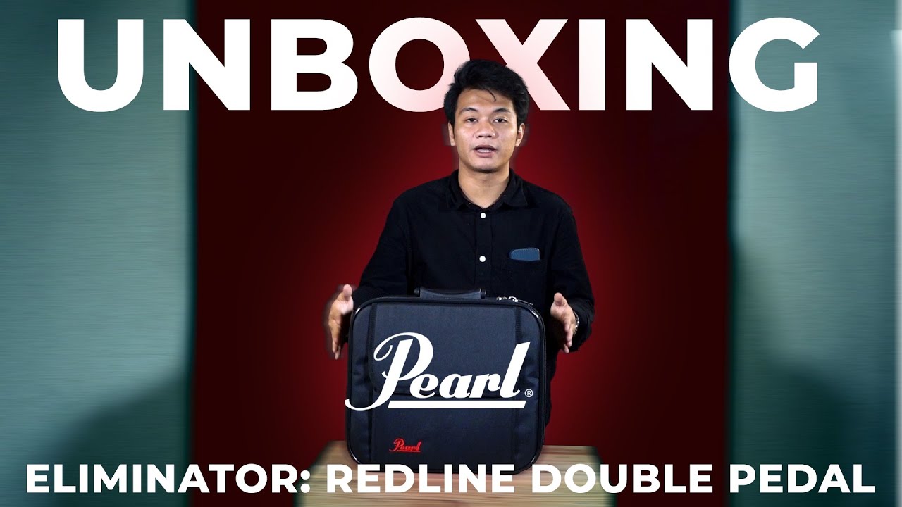 UNBOXING PEARL ELIMINATOR REDLINE DOUBLE PEDAL!!!