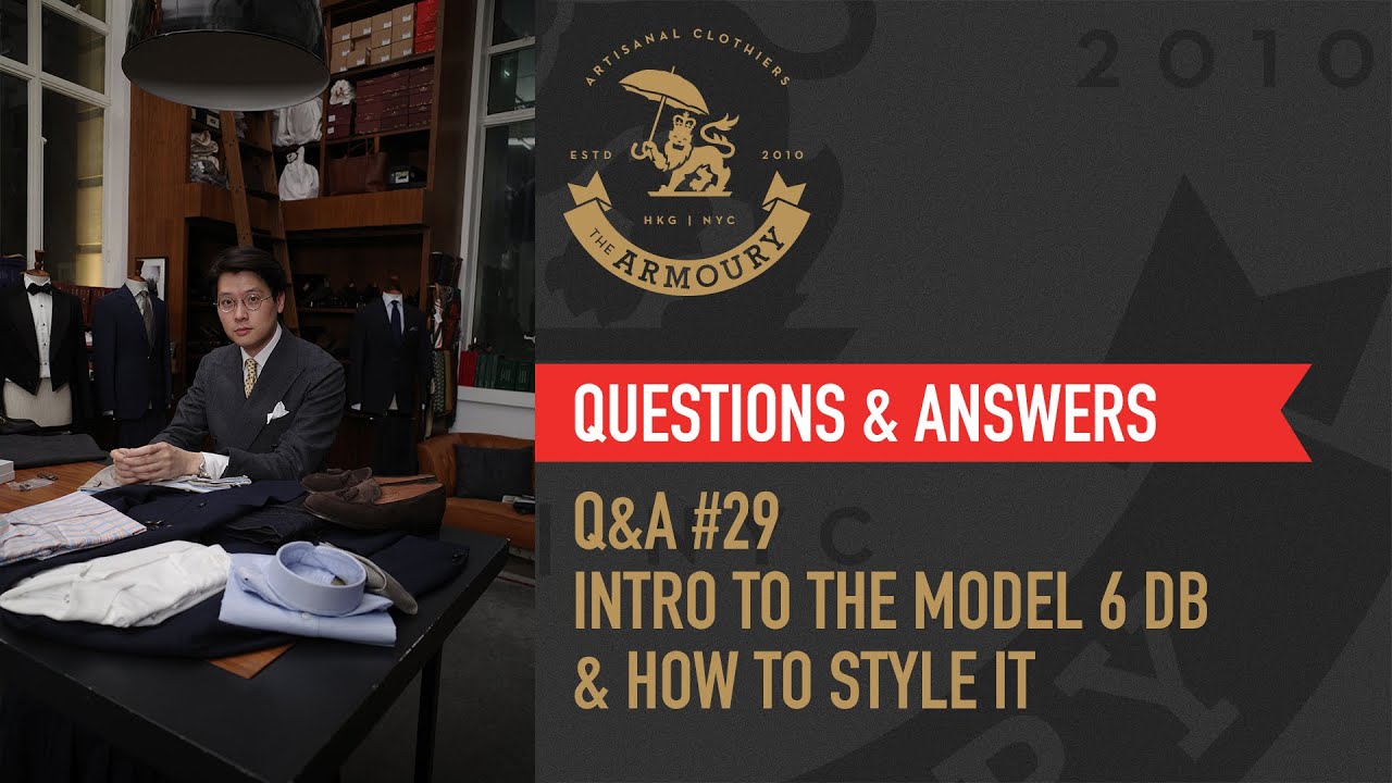 Q&A #29 Intro to the Model 6 Double-breasted Jacket and How to Style It