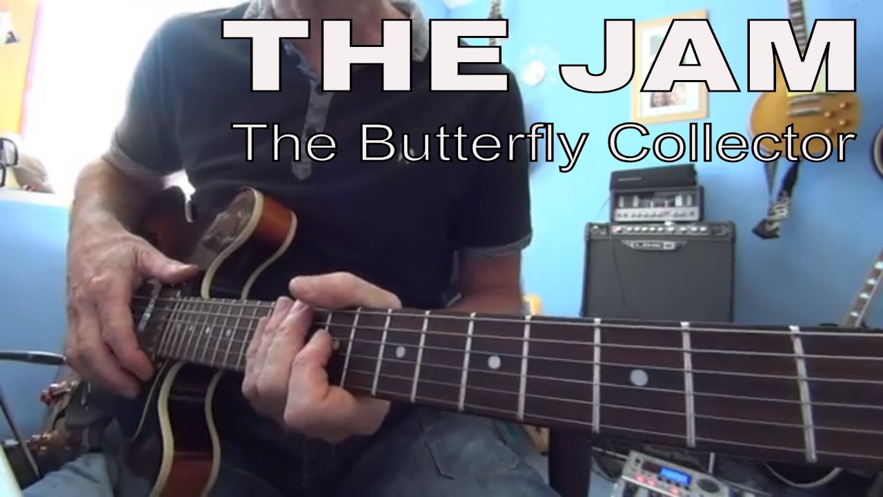 The Butterfly Collector -  The Jam - Paul weller - easy guitar lesson / tutorial