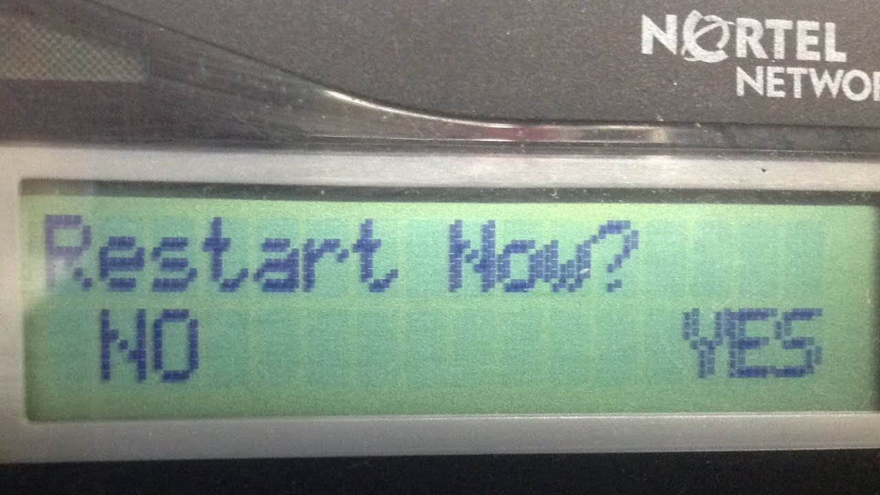 BCM50 reboot or shutdown