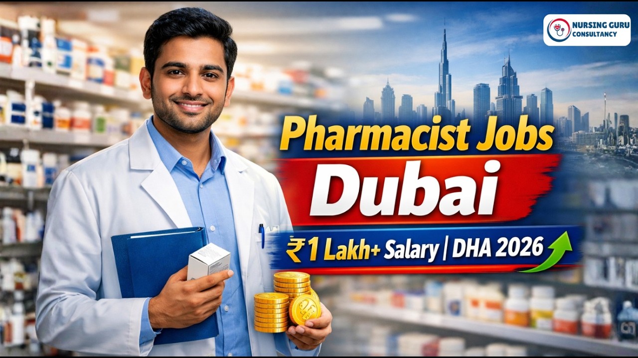 Pharmacist Jobs in Dubai & Gulf 2026 | DHA Eligibility, Salary & License Process | Nursing Guru
