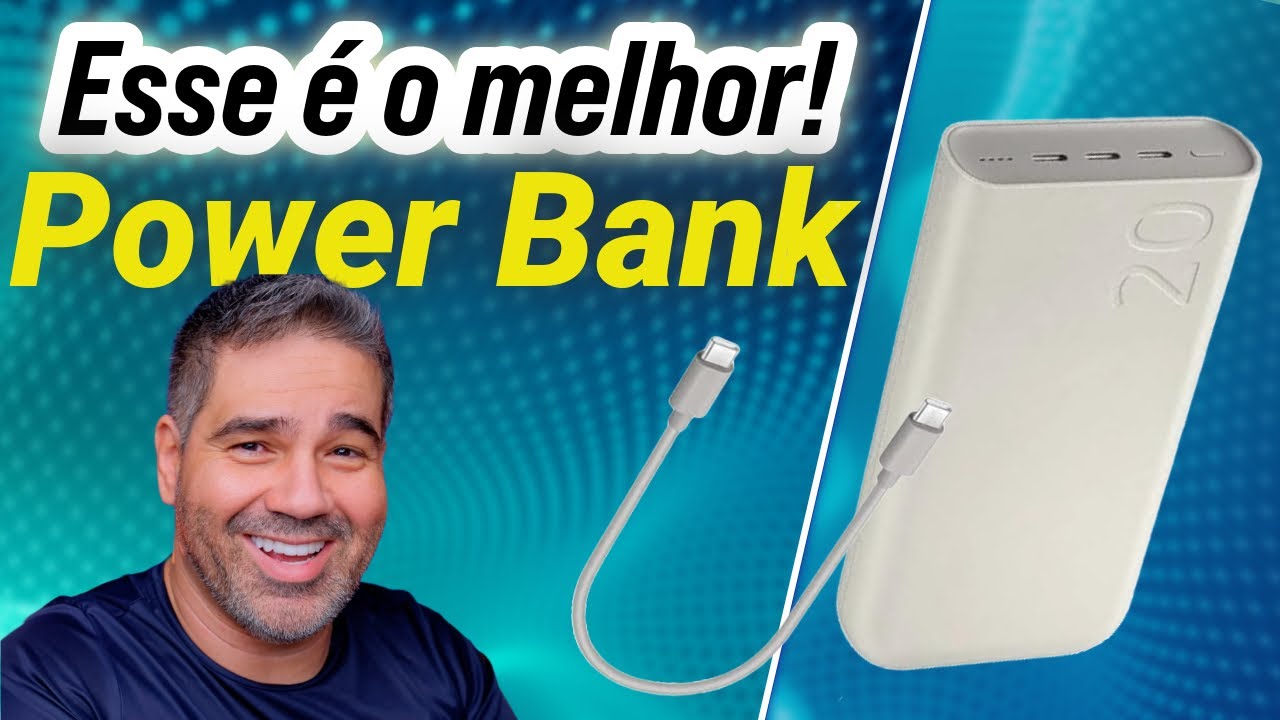 Power Bank Samsung SUPER RAPIDA 45W 20.000 mAh 3 Portas USB-C