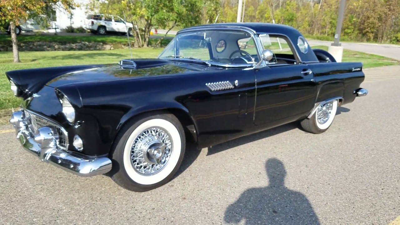 1956 Ford T Bird for sale 2 tops 312, 3 spd manual with O/D $29,500.00 Auto appraisal 800-301-3886
