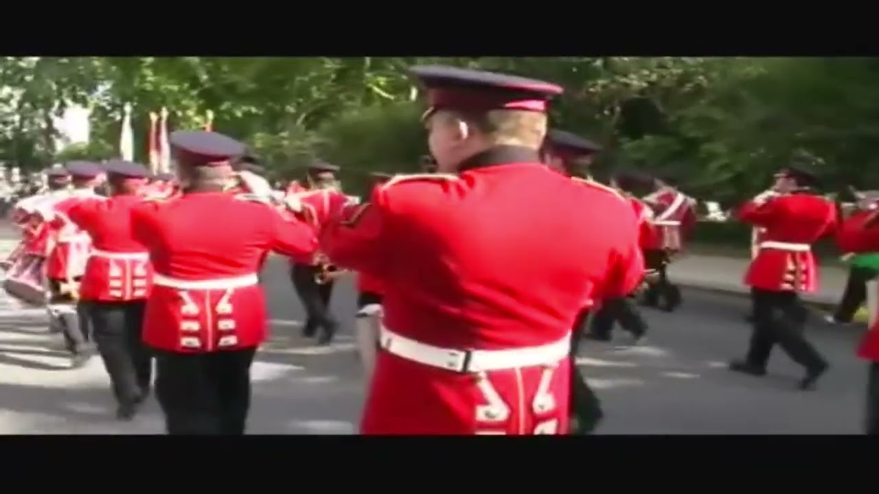 UVF Regimental band parading through London 20.09.08