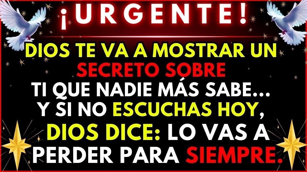 🔴 ¡URGENTE! DIOS VA A REVELARTE UN MILAGRO FINANCIERO PARA TI, ¡ESCÚCHALO YA!