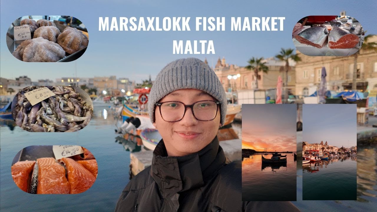 Malta’s Famous Marsaxlokk Fish Market 🇲🇹 | Must-Visit Place