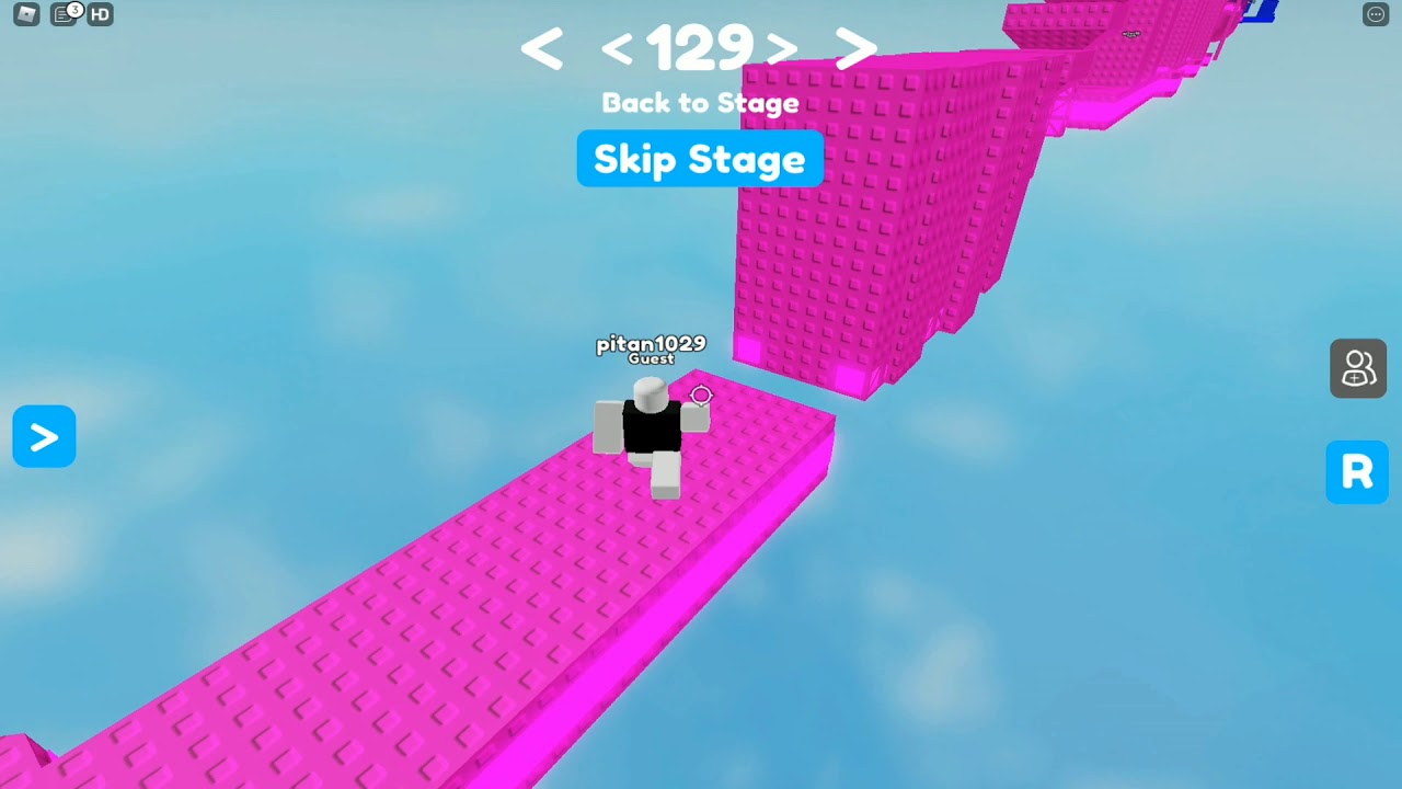 360&deg; ladder flick (0.5 stick out 4 stud)