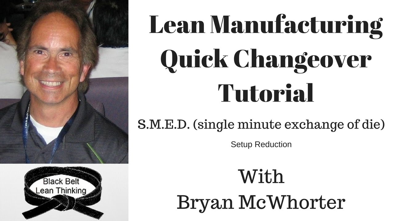 Lean Manufacturing, Quick Changeover Tutorial (S.M.E.D)